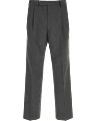 Prada - Straight Pleated Pants - Lyst