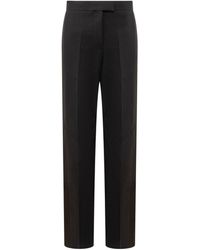 Ferragamo - Luxurious Virgin Wool Trousers For Fall 2024 - Lyst