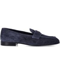 Prada - Suede Loafers - Lyst