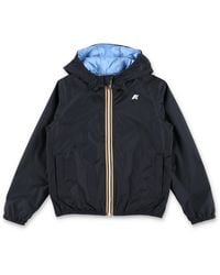 K-Way - Reversible Mini Jacket With Double-Face Design - Lyst