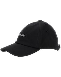 Jacquemus - 'La Casquette Gadjo' Baseball Cap With Logo Lettering On The Front - Lyst