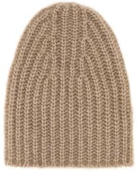 The Row - Cappuccino Cashmere Beanie Hat - Lyst