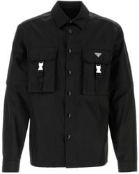 Prada - Logo Shirt - Lyst