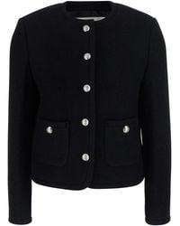 DUNST - Classic Tweed Jacket For With Collared Neckline And Front Closure - Lyst