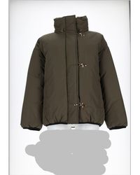 Fay - Puffer Jacket With High Collar And Toggle Closure - Lyst