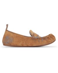 Acne Studios - Suede Loafers - Lyst