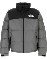 The North Face - Two-tone Nylon Down Jacket - Lyst