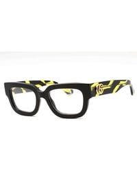 Gucci - Sleek Rectangular Eyeglasses - Lyst