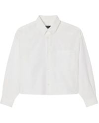 A.P.C. - A. P.C. Sophia Logo Button-Down Shirt - Lyst