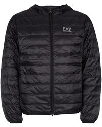 EA7 - E. A.7 Lightweight Hooded Down Jacket - Lyst