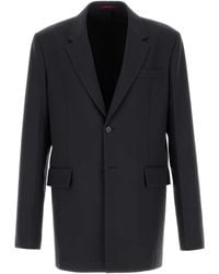 Gucci - Graphite Twill Blazer - Lyst