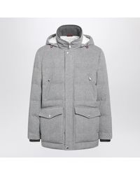 Brunello Cucinelli - Light Wool Parka - Lyst