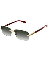 Gucci - Rimless Rectangular Sunglasses - Lyst