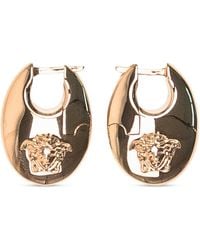 Versace - Elegant Metal Earrings - Lyst