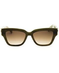 Longchamp - Rectangular Designer Sunglasses - Lyst