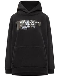 Givenchy - Logo Hood Sweatshirt - Lyst