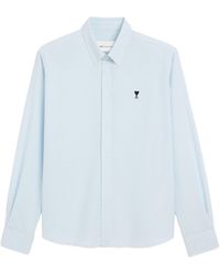 Ami Paris - Ami Of Coeur Button-Down Collar Classic Shirt - Lyst