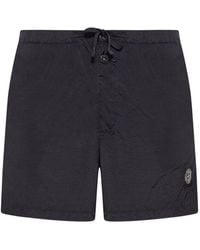 Stone Island - Slim Fit Cargo Pants With Contrasting Stitching - Lyst