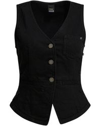Pinko - Limousine Denim Vest - Lyst