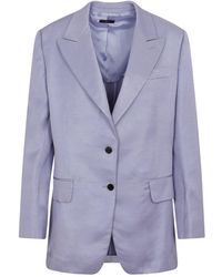 Tom Ford - Soft Fluid Twill Boyfriend Jacket - Lyst
