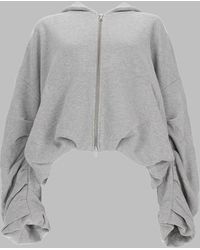 Dries Van Noten - Zip-Up Cotton Sweatshirt Sweatshirts - Lyst