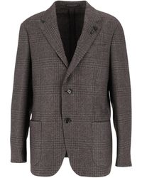 Lardini - Tailored Wool-Blend Jacket For - Lyst