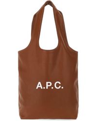 A.P.C. - Tote Bag "Ninon" Small - Lyst
