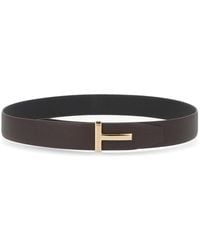 Tom Ford - Belt With Buckle "T" - Lyst