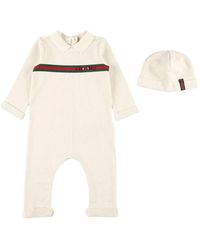 Gucci - Bodysuit Set With Hat - Lyst