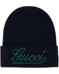 Gucci - Hat With Embroidery - Lyst