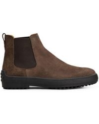 Tod's - Flat Leather Loafer - Lyst