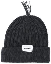 MYTHINKS - 70% Wool 30% Acrylic Beanie Hat - Lyst