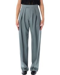 Chloé - Inspired Tailored Virgin Wool Trousers For - Lyst