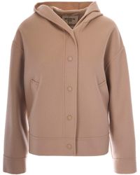 Max Mara - Hooded Button-Front Wool Coat - Lyst