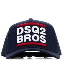DSquared² - Midnight Blue Cotton Baseball Cap - Lyst