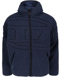 DIESEL - 100% Polyester Crewneck Sweater - Lyst