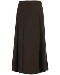Brunello Cucinelli - A-Line Midi Skirt - Lyst