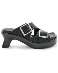 Loewe - Ease Leather Sandals - Lyst