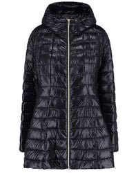 Herno - Sleek Jacket With High Collar And Zip Closure - Lyst