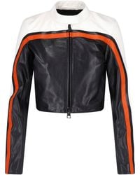 Balenciaga - Cropped Moto Jacket - Lyst