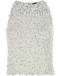 Loewe - Embellished Cotton Blend Paula S Ibiza Top - Lyst