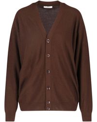 Lemaire - V-Neck Button-Front Cardigan - Lyst