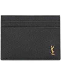 Saint Laurent - Tiny Cassandre Card Holder - Lyst