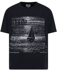 Rhude - Minimalist T-Shirt With Crew Neckline - Lyst