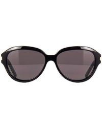 Saint Laurent - Saint Laurent Round-Frame Acetate Sunglasses Sl400-001 (S) - Lyst