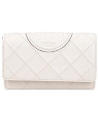 Tory Burch - Luxe Leather Mini Wallet & Card Holder - Lyst