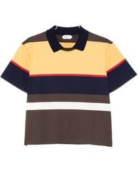 Versace - Embroidered Logo T-Shirt With Short Sleeves - Lyst