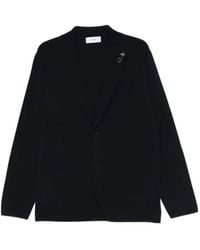 Lardini - Dark Cotton Flower Jacket - Lyst