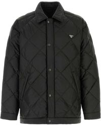 Prada - Polyester Down Jacket - Lyst