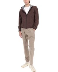 Herno - Hooded Zip Front Lightweight Jacket - Lyst